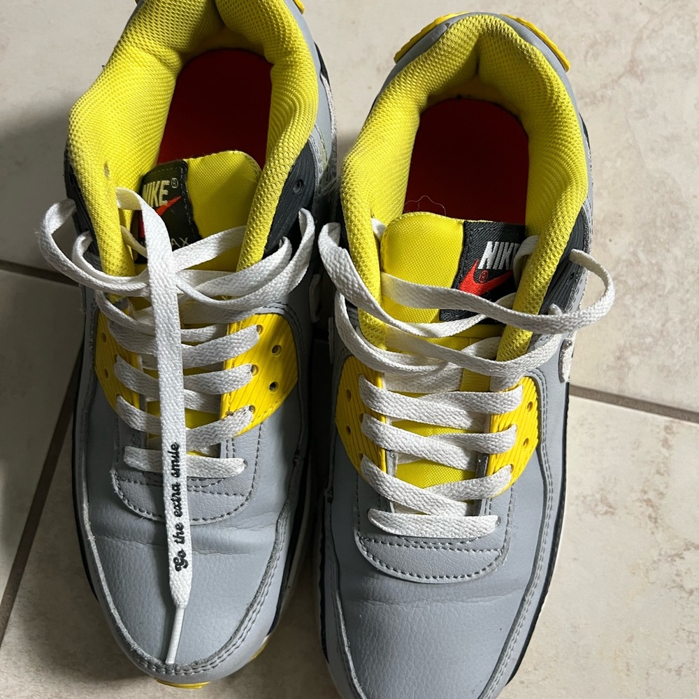 Nike Kids' Sneakers in Gray and Yellow